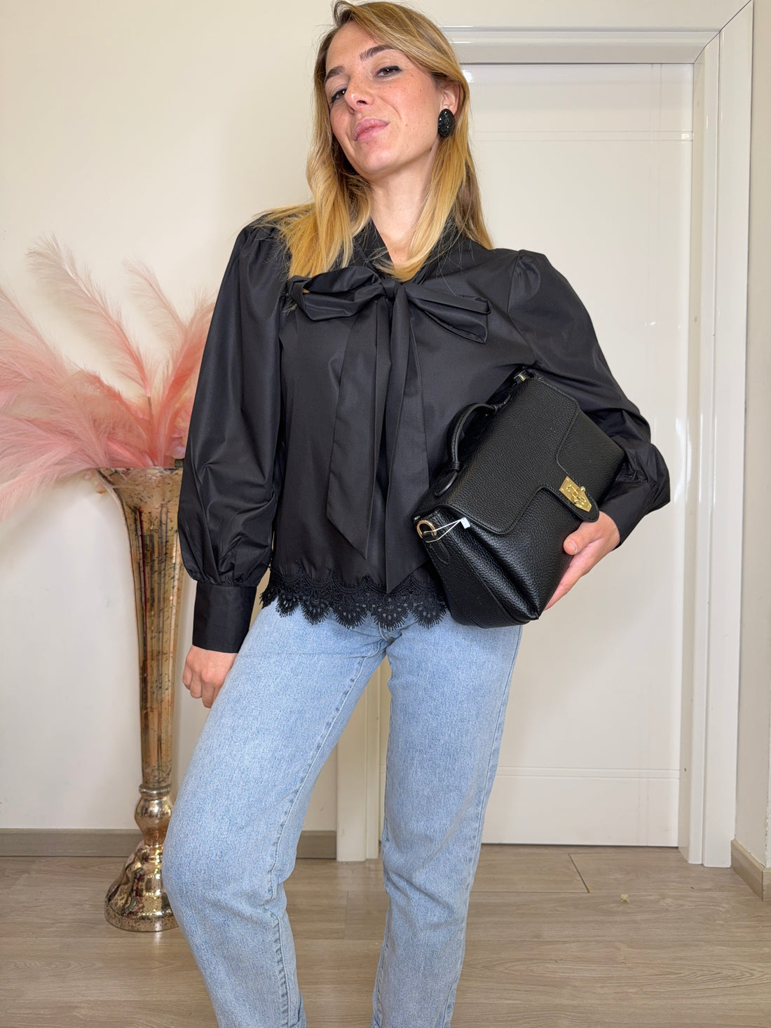 Blusa pizzo