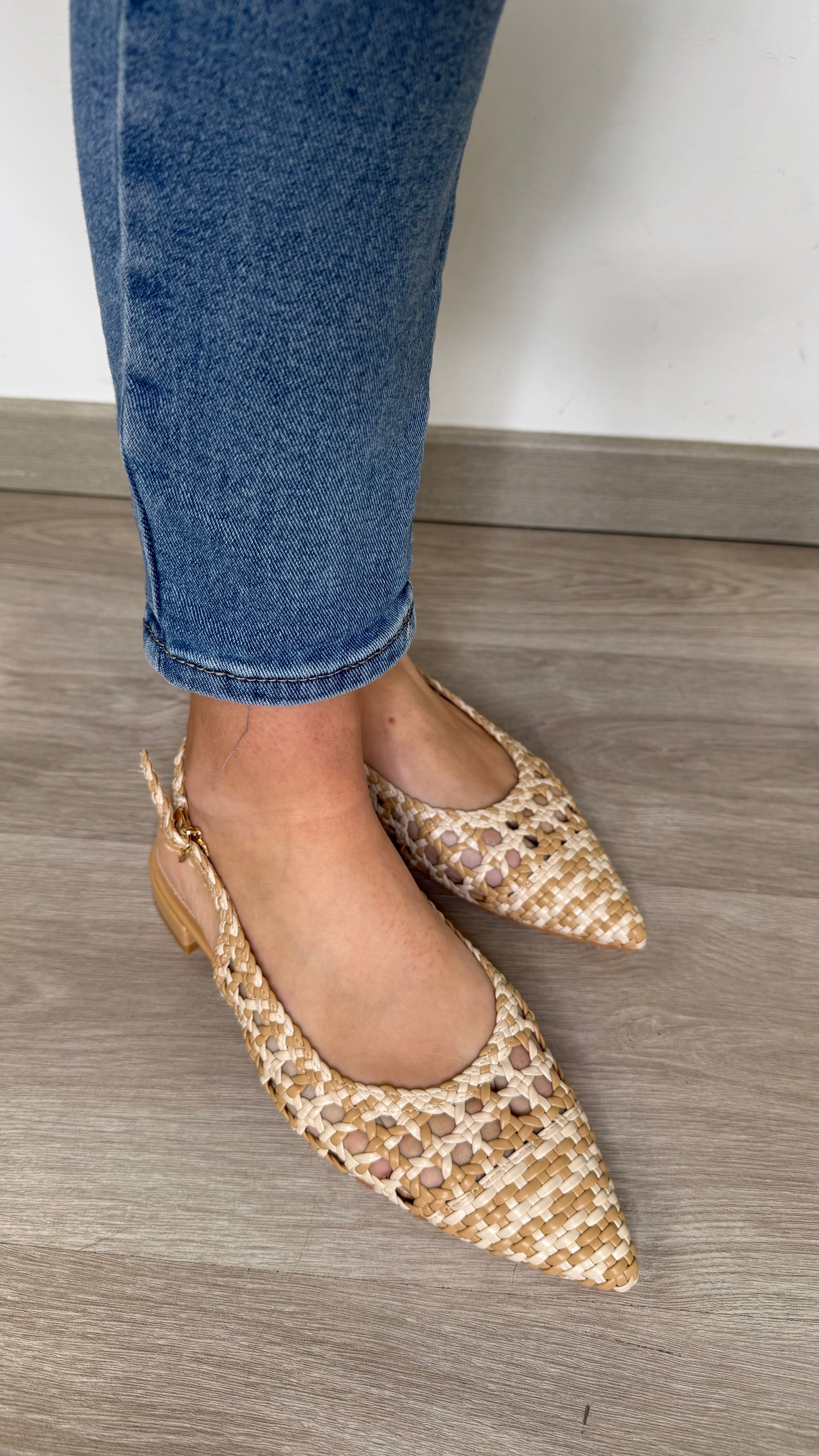 Slingback Raffia