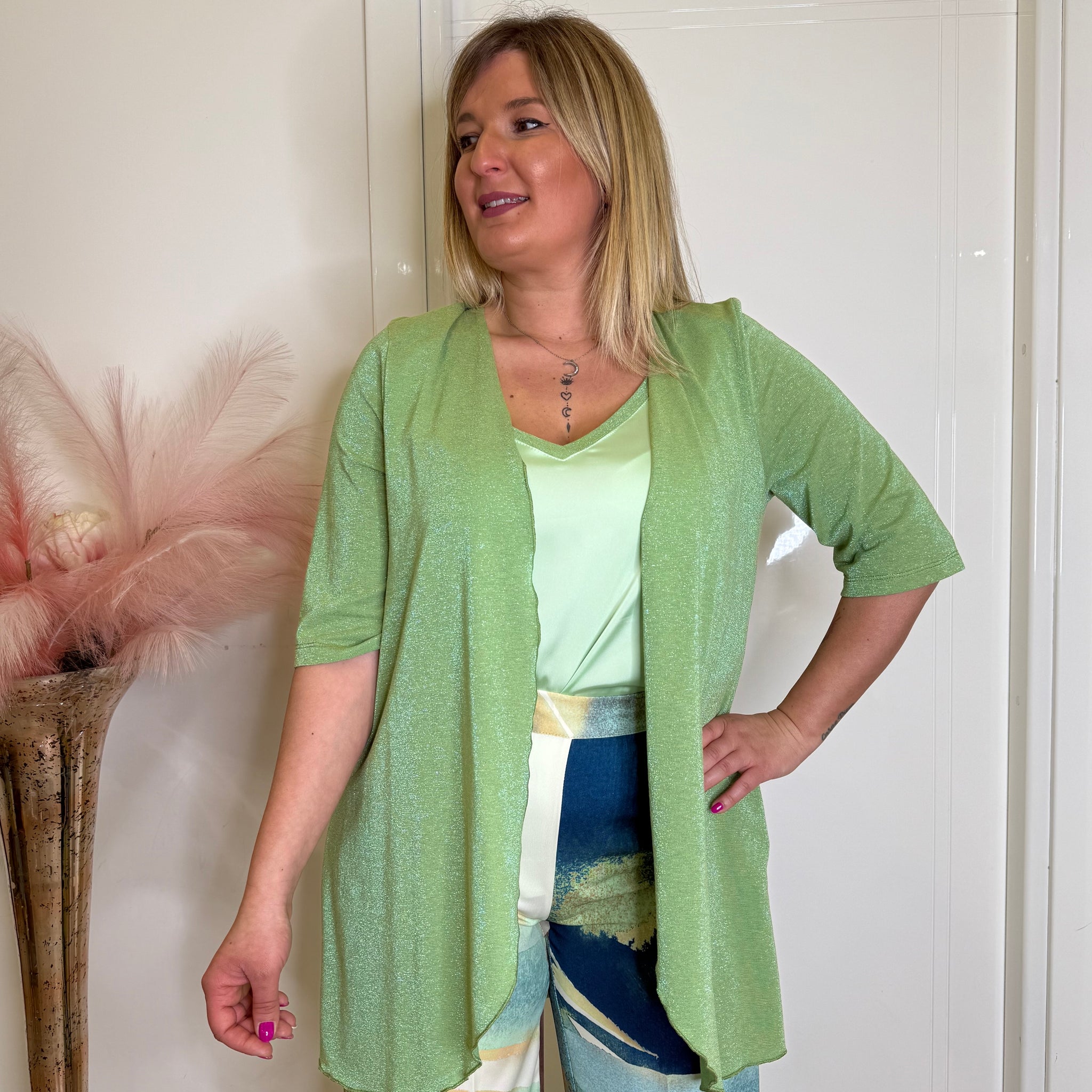 Copri spalle in lurex
