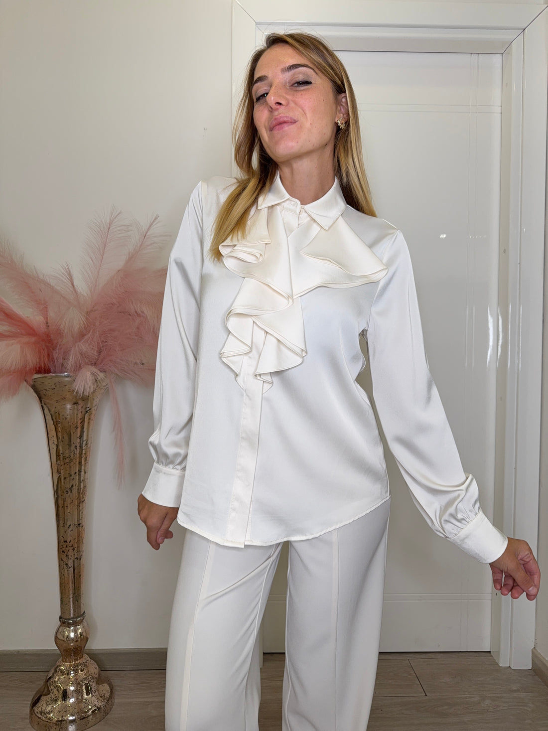 Camicia Rouches