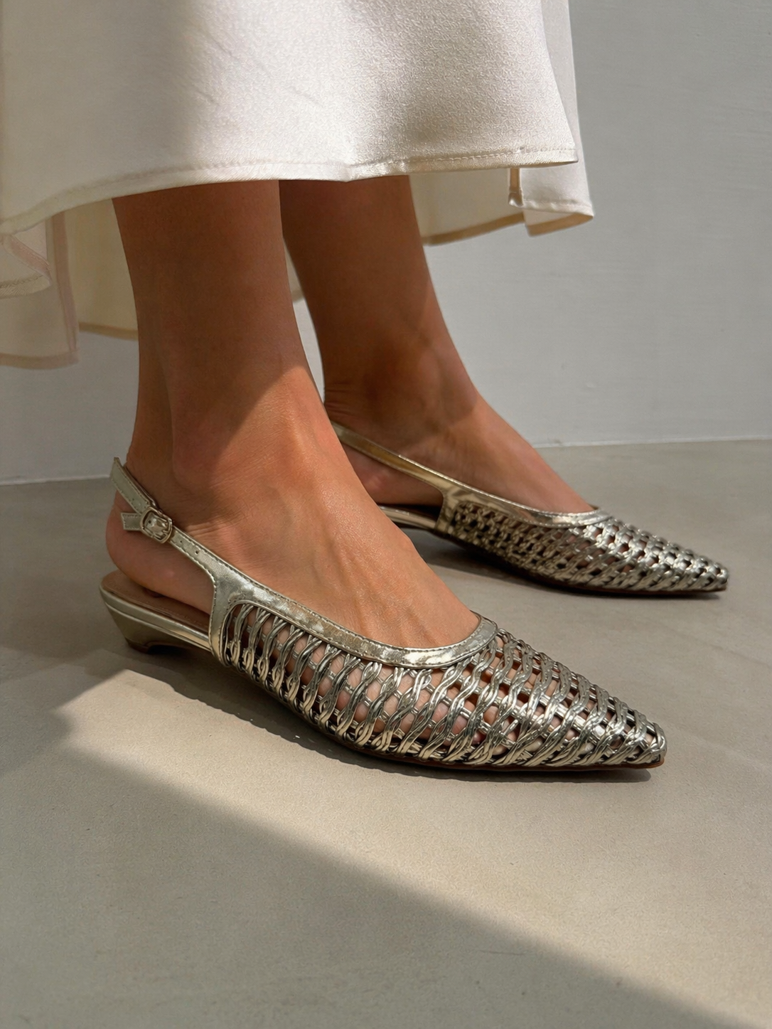 Slingback Vinia Intrecciata