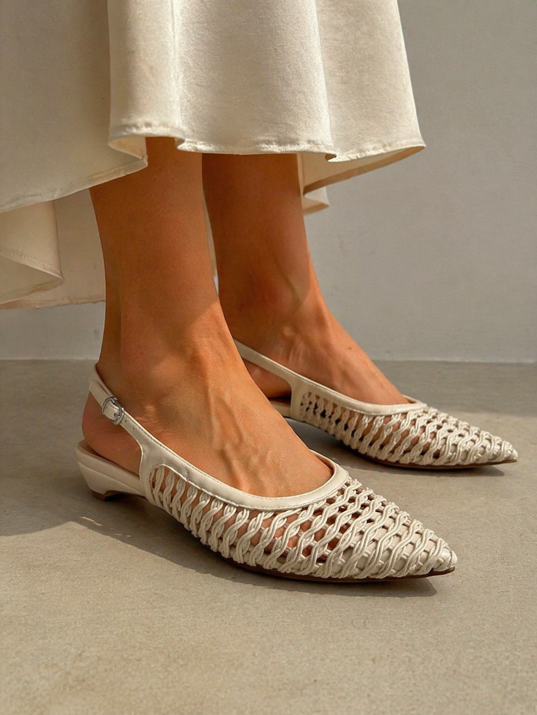 Slingback Vinia Intrecciata