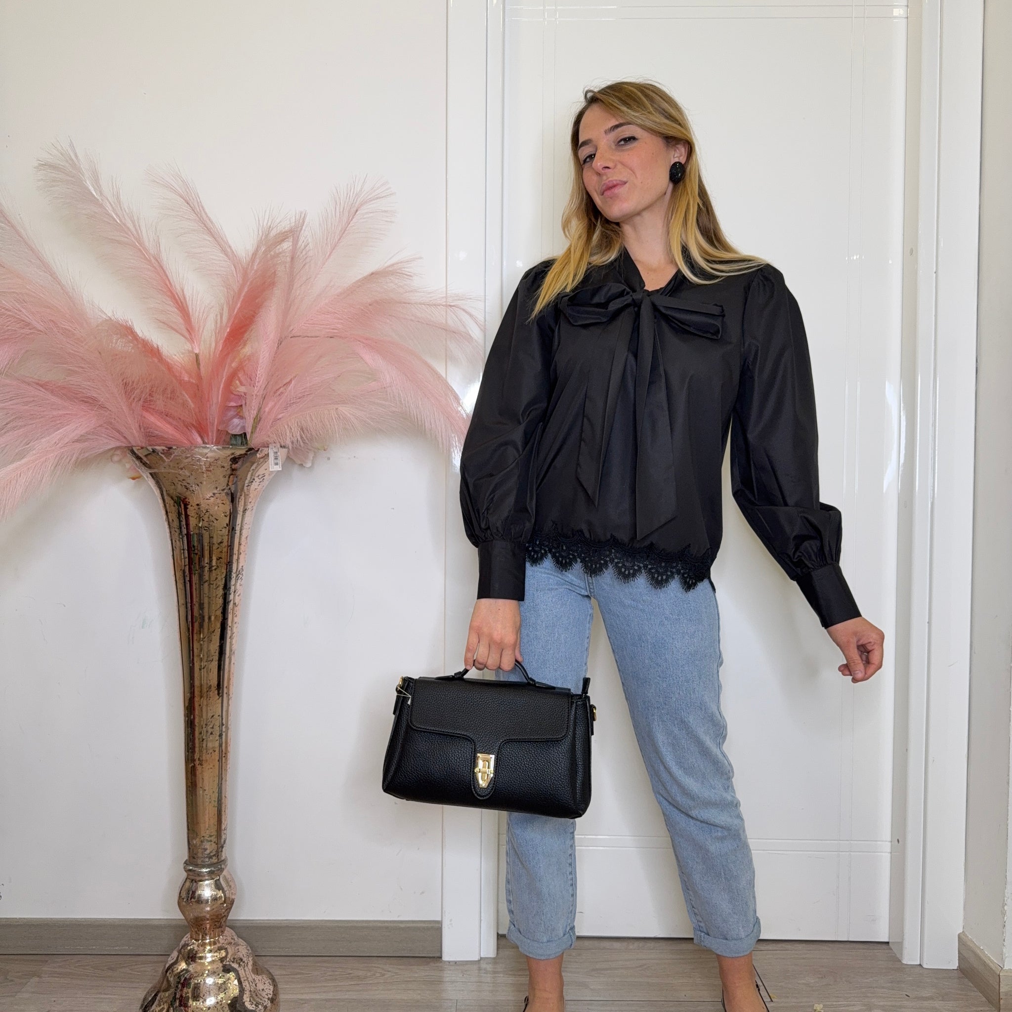Blusa pizzo