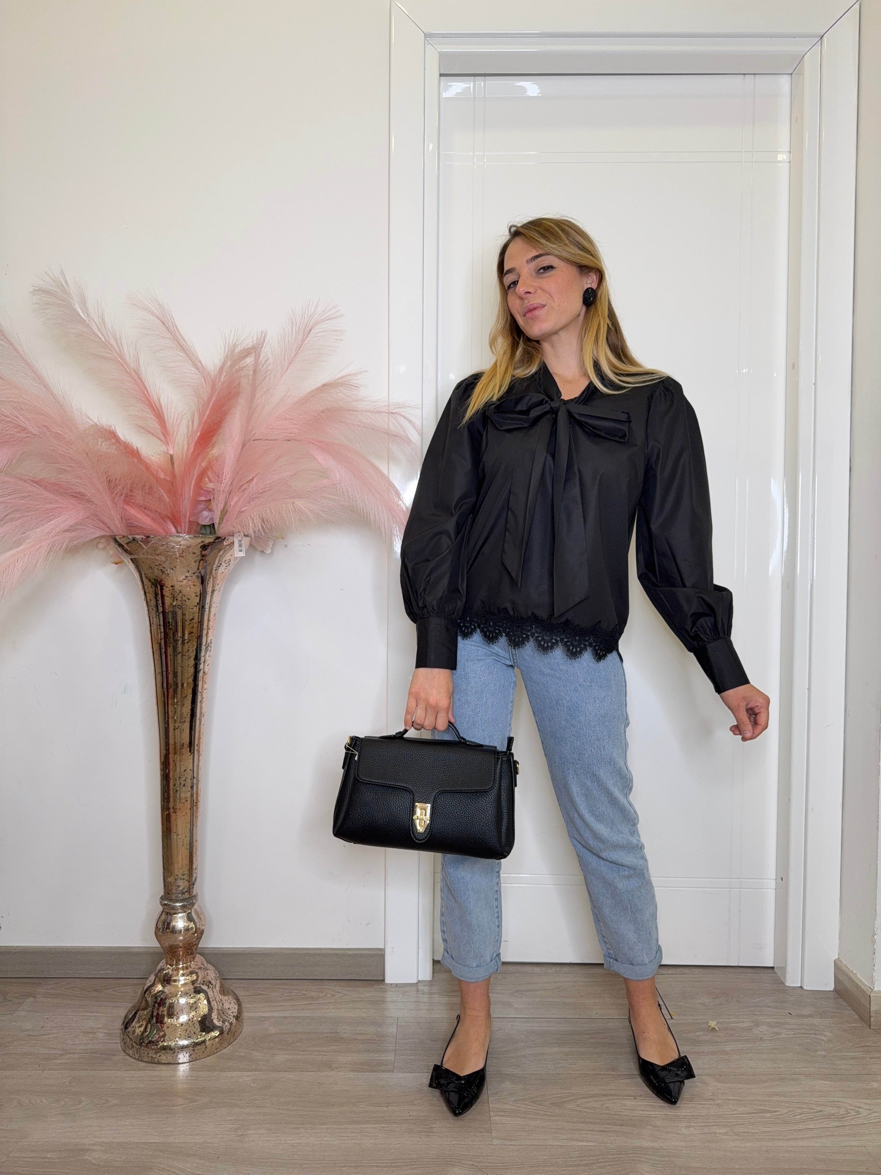 Blusa pizzo